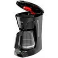 thumbnail image 4 of BLACK+DECKER 12-Cup Programmable Coffeemaker with QuickTouch Controls, Glass Carafe, Auto Shut-Off, Black, CM1110B-1, 4 of 9