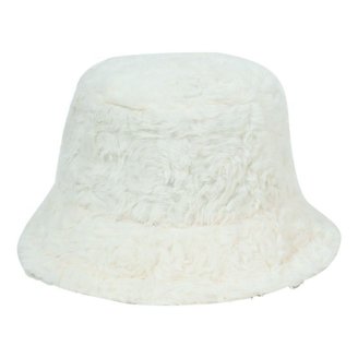 Winter Bucket Hat Fluffy Faux Fur Fisherman Cap for Women  display picture 1