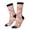 3 Black, variant on Beautiful Fox Pattern Sport Socks for Women and Men Crew Socks Sporty Calf Socks Casual Socks