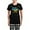 With Checker Pant, variant on - I Stand With Ukraine Flag Ukrainian Pride Pajamas - Women's Short Sleeve Print T-Shirt and Pants Dark Cotton Pajama Set