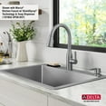 thumbnail image 2 of Delta 952138-T33S-SS Marca 33" Undermount Single Basin Stainless Steel Kitchen Sink -, 2 of 7