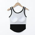 thumbnail image 5 of Xixinqiwan No Boundaries Women Tank Tops Clearance under $5,Summer Tank Top for Women Double Lined Seamless Cami Tank Yoga Crop Tops with Removable Pads, 5 of 6