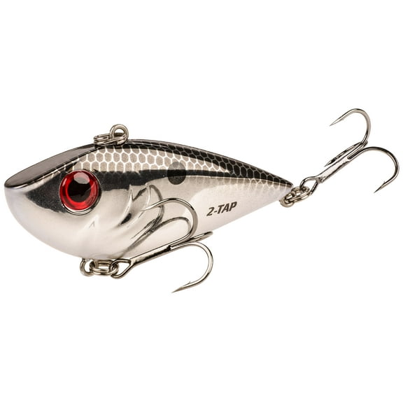 Red Eyed Shad 1/2oz Tungsten 2 Tap Chrome Black