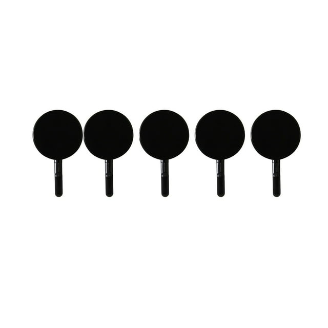 Hooks for Hanging5-Pack Adhesive Wall Hooks for Bathroom and Kitchen - No-Drill Damage- Installation - Strong Adhesive 360 Rotation - Ideal for Hanging Towels Utensils