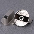 thumbnail image 4 of Raindrops 4Pcs Universal Metal Stove Knobs Replacement for Gas Stove Plated Silver Corrosion Resistant, 4 of 8