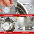 thumbnail image 2 of fastboy Stainless Steel Kitchen Basket Multi-functional Can Be Filtered Stainless Steel 24cm, 2 of 6