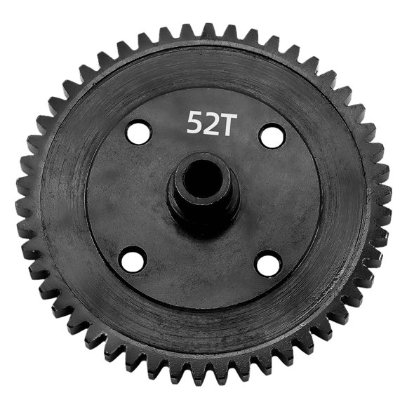 Engranaje principal 52T para coche RC, pieza de reparación negra, resistente, profesional, accesorios de actualización W290 para 1/8 Outcast Kraton Se