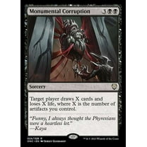 MtG Phyrexia: All Will Be One Commander Rare Monumental Corruption (Set Booster) #24