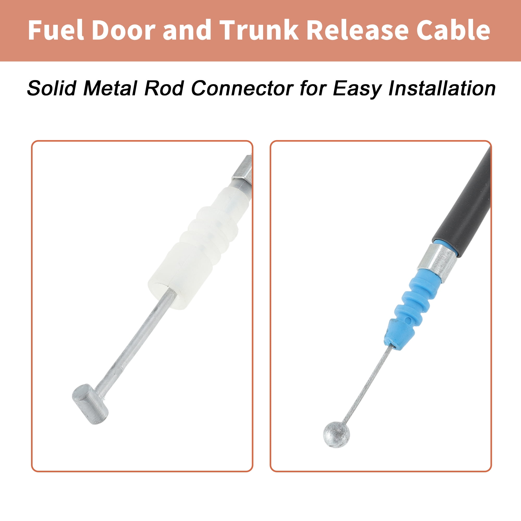 Unique Bargains Fuel Filler Door and Trunk Lid Release Cable for Honda Accord 2013-2017