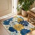 thumbnail image 5 of Washable Outdoor Area Rug, Tropical Floral Non-Slip Waterproof Polyester Rug for Patio Pool Backyard, 5 of 8
