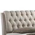 thumbnail image 4 of Baxton Studio Ainge Contemporary Button-Tufted Fabric Upholstered Storage Bed with 2-drawer, Multiple sizes, Multiple Colors, 4 of 4