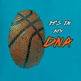 thumbnail image 3 of Wild Bobby, Basketball Fingerprint It's In My DNA, Sports, Men Graphic Tee, Light Turquoise, 5X-Large, 3 of 5