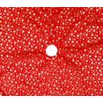 thumbnail image 2 of Adornos navideños, vestido de árbol de peluche con estampado de cinco estrellas rojo, vestido de árbol de Navidad decorativo de felpa rojo oso de fresa Electrónica, 2 of 5