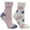 Pinkberry, variant on MinxNY Women's Non-Skid Warm Soft and Fuzzy Lavender Infused 2-Pair Pack Slipper Socks with Lavender Sachet Gift, Hearts, Red