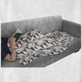 thumbnail image 5 of Floral Soft Flannel Fleece Throw Blanket, Fashion Flowers Sneakers as Pots on Plain Background, Cozy Plush for Indoor and Outdoor Use, 50" x 60", Multicolor, by Ambesonne, 5 of 5