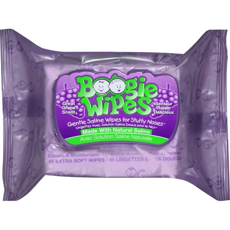 Boogie Wipes Saline Nose Drops Twin Pack - 1.7 fl oz