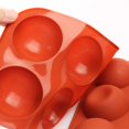 thumbnail image 2 of 4 Packs Semi Sphere Silicone Mold for Making Hot Chocolate Bomb Cake, 2 of 4