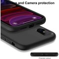 thumbnail image 3 of iPhone Xs Max Case with Screen Protector,Soft Liquid Silicone Gel Rubber Bumper Cover,Slim Fit Shockproof Protective Phone Case for iPhone Xs Max Black, 3 of 8