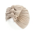 thumbnail image 2 of Otqutp Casual Caps for Children Children's Flower Hats Soft Hats Girl Baby Boy Turban Cap Bowknot Hats for 6M to 3Years, 2 of 2