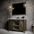 thumbnail image 4 of Marsyas 48 in W Rustic Brown Bath Vanity, Cultured Marble Countertop and 44 in Mirror, 4 of 8