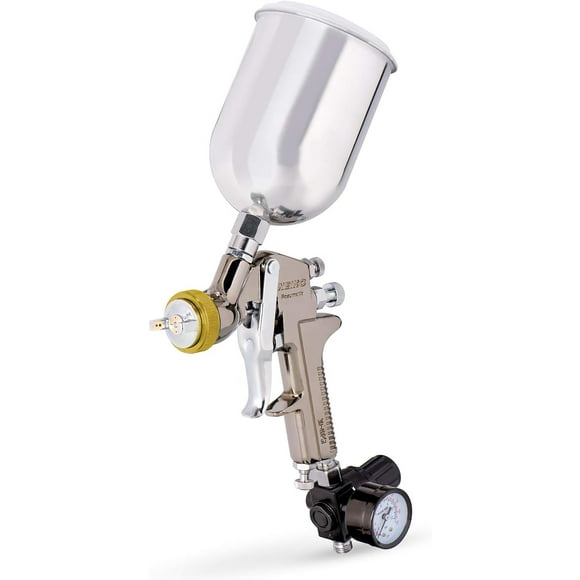 Pistola pulverizadora NEIKO 31215A HVLP, boquilla de 1,7 mm, vaso de 600 ml