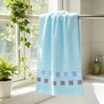 thumbnail image 5 of Cotton Bathroom Towels 30.7" x 13.4" Absorbent Towel Soft Face Towel Microfiber Bath Towels Shower Towel for Household Family Bathroom Decoration, 5 of 6