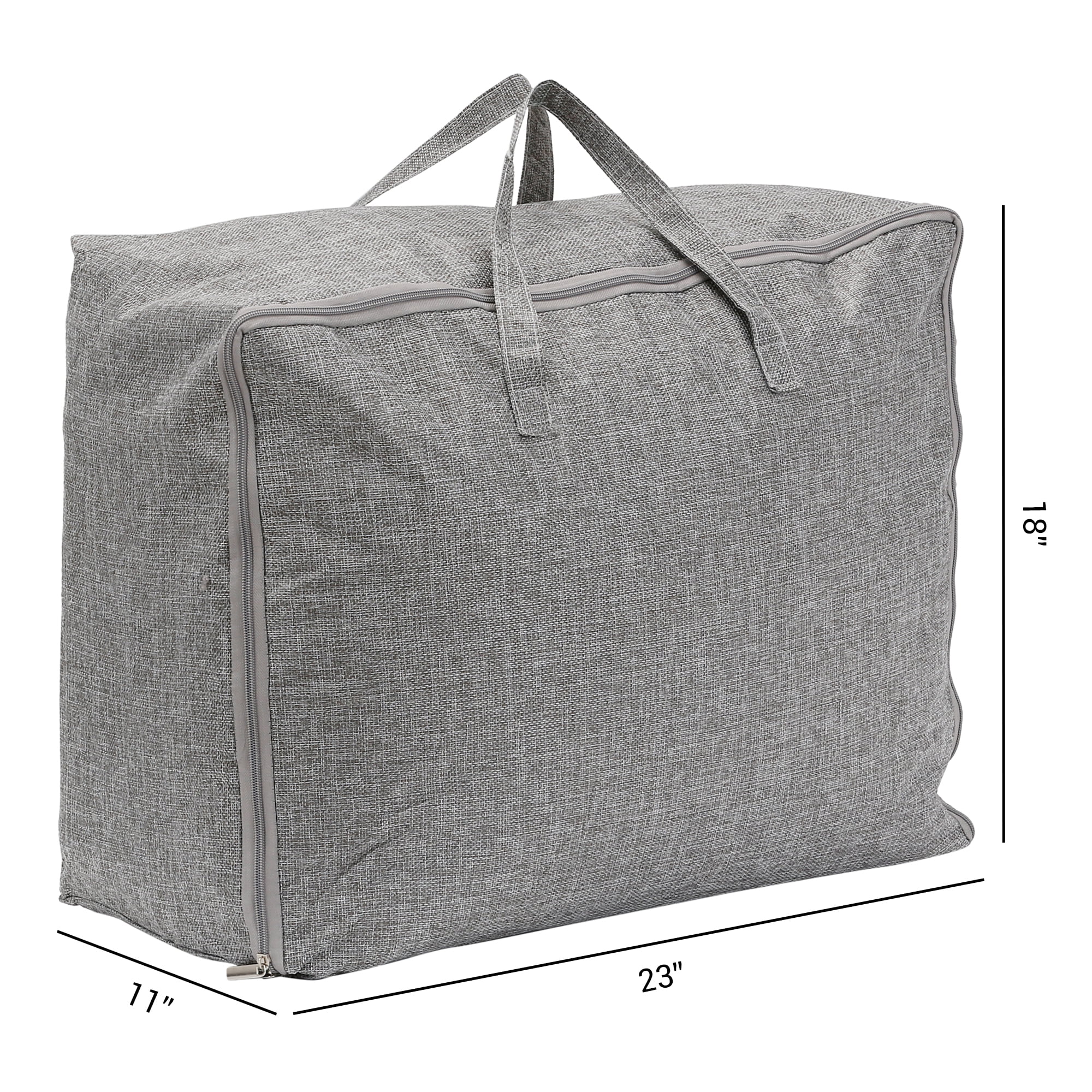 Unique Bargains 1 Pack Clothes Storage Bags Moving Bags Grey 23*11*18in