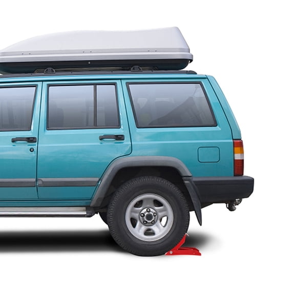 LOLIPPYY RV Wheel Stabilizer with Portable Triangular Support for Enhanced Stability and Performance