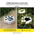 thumbnail image 3 of Uds. Luces solares para exteriores con estampado de pata, luces LED recargables para jardín, lámpara, iluminación para pasarela para césped, Patio, 3 of 6
