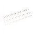 thumbnail image 2 of Fellowes - 0.31 in - 21 rings - A4 (8.25 in x 11.7 in) - 40 sheets - white - 100 pcs. plastic binding comb - for Fellowes Galaxy 500, Orion 500, Pulsar+ 300, Quasar+ 500, Star 150, Starlet 2, Starlet 2+, 2 of 2