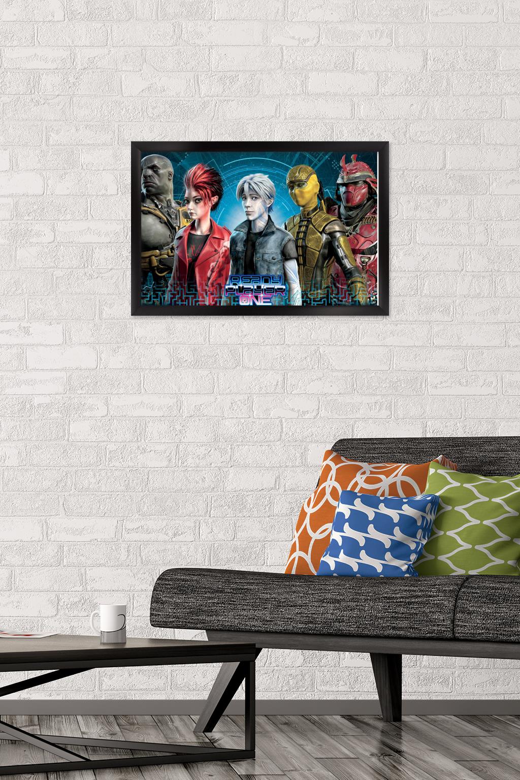 Ready Player One - Group Wall Poster, 14.725" x 22.375", Framed