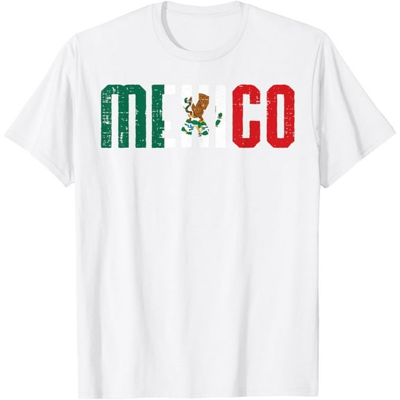 Mexican Independence Day Mexico Pride Vintage Men Women Kids T-ShirtMen's and women's pure cotton short-sleeved shirts