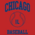 thumbnail image 2 of Chicago Classic Baseball Arch Basic Cotton T-Shirt - 3X-Large - Red, 2 of 6