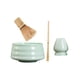 thumbnail image 1 of Conjunto de batidores Matcha de 4 unidades, batidor de bambú y soporte para cuchara, accesorios para preparar té con cucharadita japonesa verde, 1 of 9