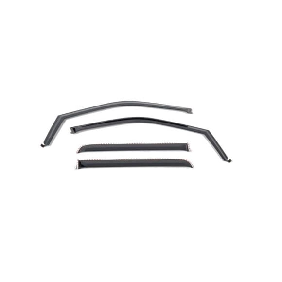Putco Rainguard 580065 Element; Low Profile; In-Channel With Tape; Smoke; Polycarbonate; Set Of 4; Also Use New Number 4010115CC
