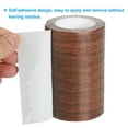 thumbnail image 4 of Wood Grain Repair Tape 6"X15', Self Adhesive Realistic Textured Repair Tape Patch, Dark Brown Oak, 4 of 5