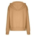 thumbnail image 4 of Aloohaidyvio Hoodies,Womens Solid Color Hoodie Long Sleeve Sweatshirts Tops Blouse, 4 of 6