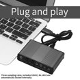 thumbnail image 4 of Methold Adaptador de tarjeta de audio 6 canales envolvente óptico externo estable convertidores de alta velocidad conector retráctil PC Cables de audio/vídeo, 4 of 6