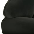 thumbnail image 4 of Noble House Chitwood Velvet Loveseat, Dark Gray and Matte Black, 4 of 7