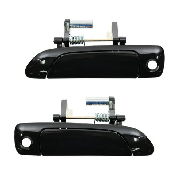 TRQ Front Exterior Outer Outside Door Handle Pair LF & RF for 01-05 Honda Civic DHA36869