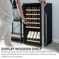 thumbnail image 4 of Whynter 34 Bottle 6 Shelf Stainless Steel Wine Refrigerator, 4 of 8