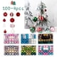thumbnail image 2 of Colgantes de bolas de Navidad para el hogar, adornos de bolas Multicolor para árbol de Navidad, decoración de fiesta, regalo de Año Nuevo, 100 piezas, 2 of 4