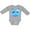 AC-Heather Grey, variant on Inktastic Ice Ice Baby Boys or Girls Long Sleeve Baby Bodysuit