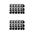 thumbnail image 4 of Parche de reparación de chaqueta de plumón Yuarrent 10 Uds autoadhesivas Negro 2piezas, 4 of 6