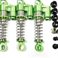 thumbnail image 3 of ZheElen 4pcs Wear-resistant Front Rear Shock Absorber For 1/16 XMYKC01CM Green, 3 of 6