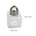 thumbnail image 2 of 10 Mini Glass Salt & Pepper Shakers - Portable for Travel & Baking, 2 of 6