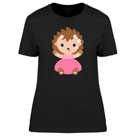 Girl Hedgehog - Cute Hedgehog Girl Cartoon Tee Women's -Image by Shutterstock