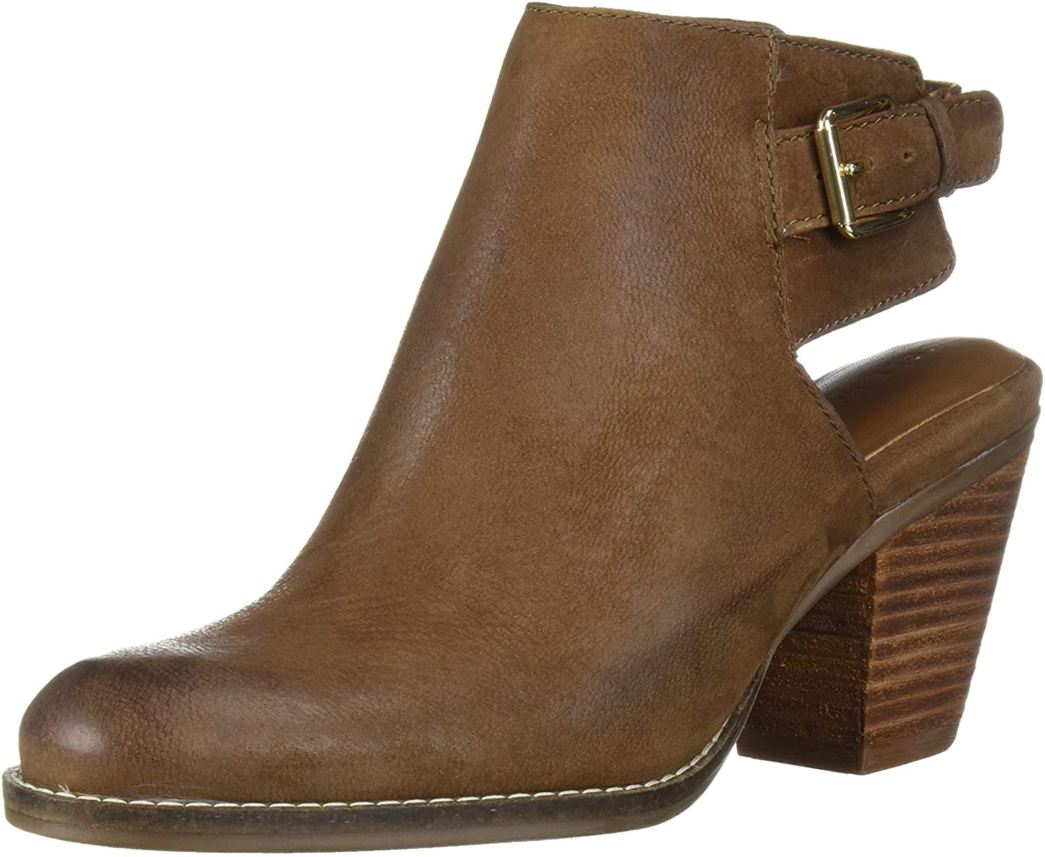 pippa leather block heel combat booties