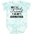 thumbnail image 3 of Inktastic My Best Friend is My Godmother with Hearts Boys or Girls Baby Bodysuit, 3 of 5