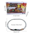 thumbnail image 4 of kurtrusly 12 Pieces/Set Simulation Train Home Kindergarten Daycare Music Glowing Model Trains Assorted Kit Festival Party Toy, 4 of 8